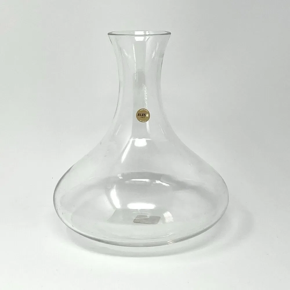 Alessi Crystal Wine Decanter 8.25” MAMI XL Designed By Stefano GIOVANNONI 2013